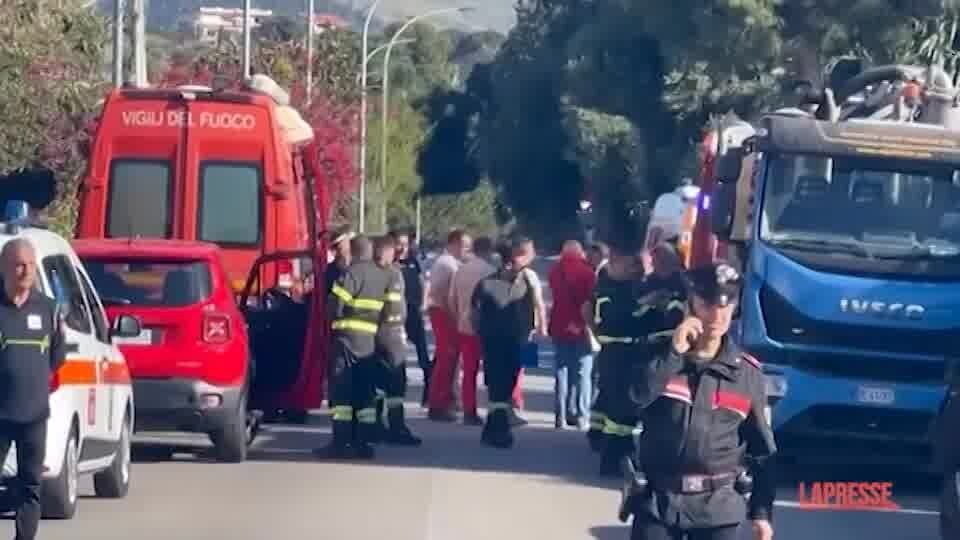 Palermo, sei morti sul lavoro a Casteldaccia: forze dell'ordine sul posto