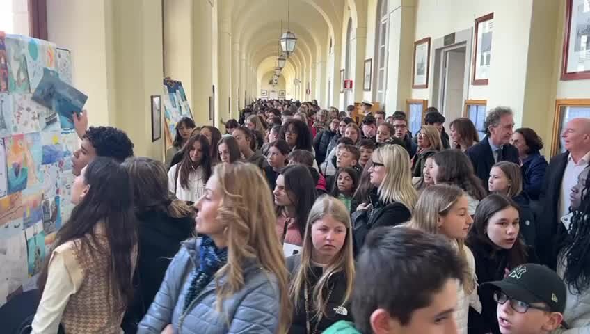 Livorno, concorso "Il Mare, le Vele": Accademia "invasa" di studenti per la premiazione dei vincitori
