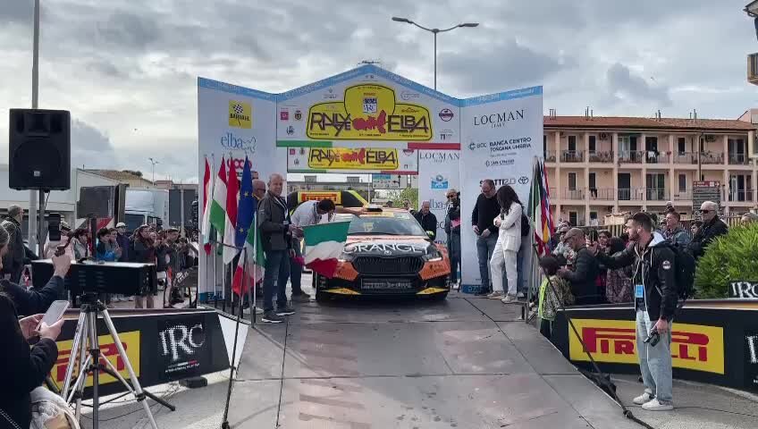 Rallye dell’Elba, la prima auto in gara: 152 equipaggi al via per una edizione record