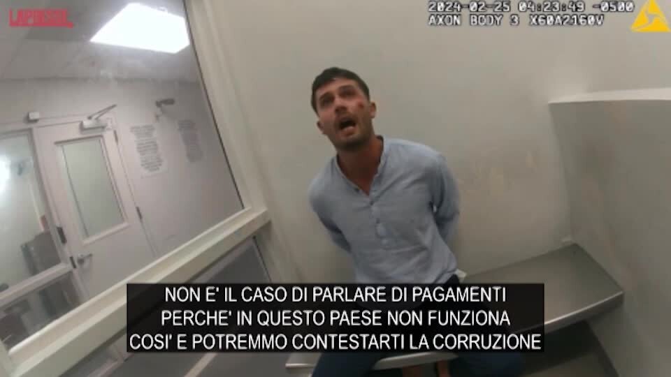 Falcinelli, nuovo video dalla cella di Miami: "Non ho fatto nulla, pago la cauzione"