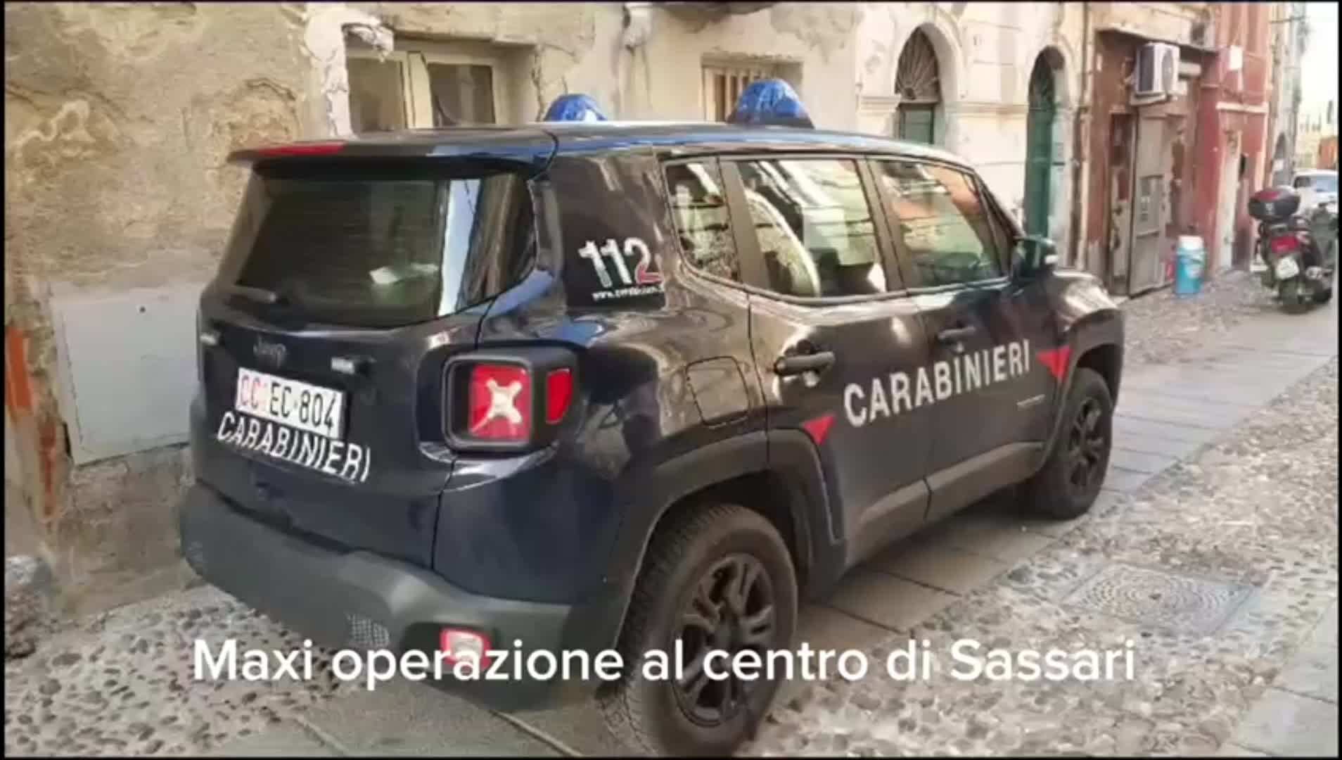 Maxi operazione nel centro storico di Sassari, il sindaco Nanni Campus: «Ecco la risposta delle istituzioni»