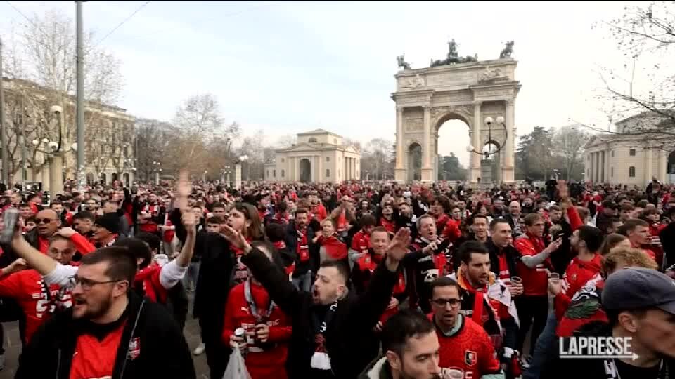 Europa League, Milan-Rennes: migliaia di tifosi francesi verso San Siro