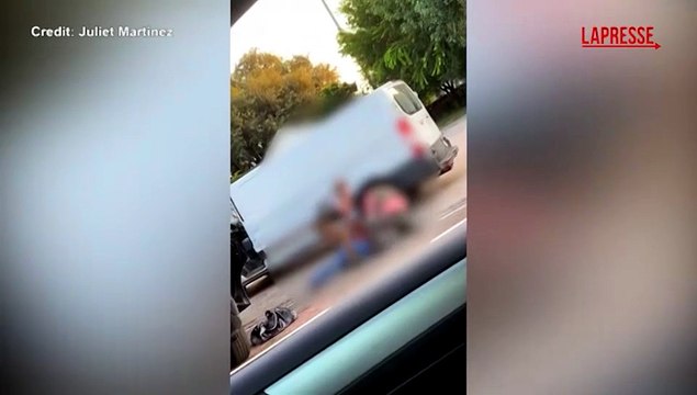 Usa, agente dell'ICE uccide un uomo a Houston: le immagini