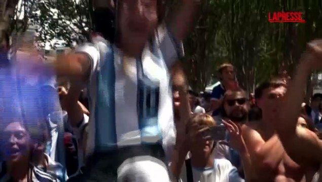 Mondiali, Argentina ai quarti: a Atlanta esplode la gioia dei tifosi sudamericani
